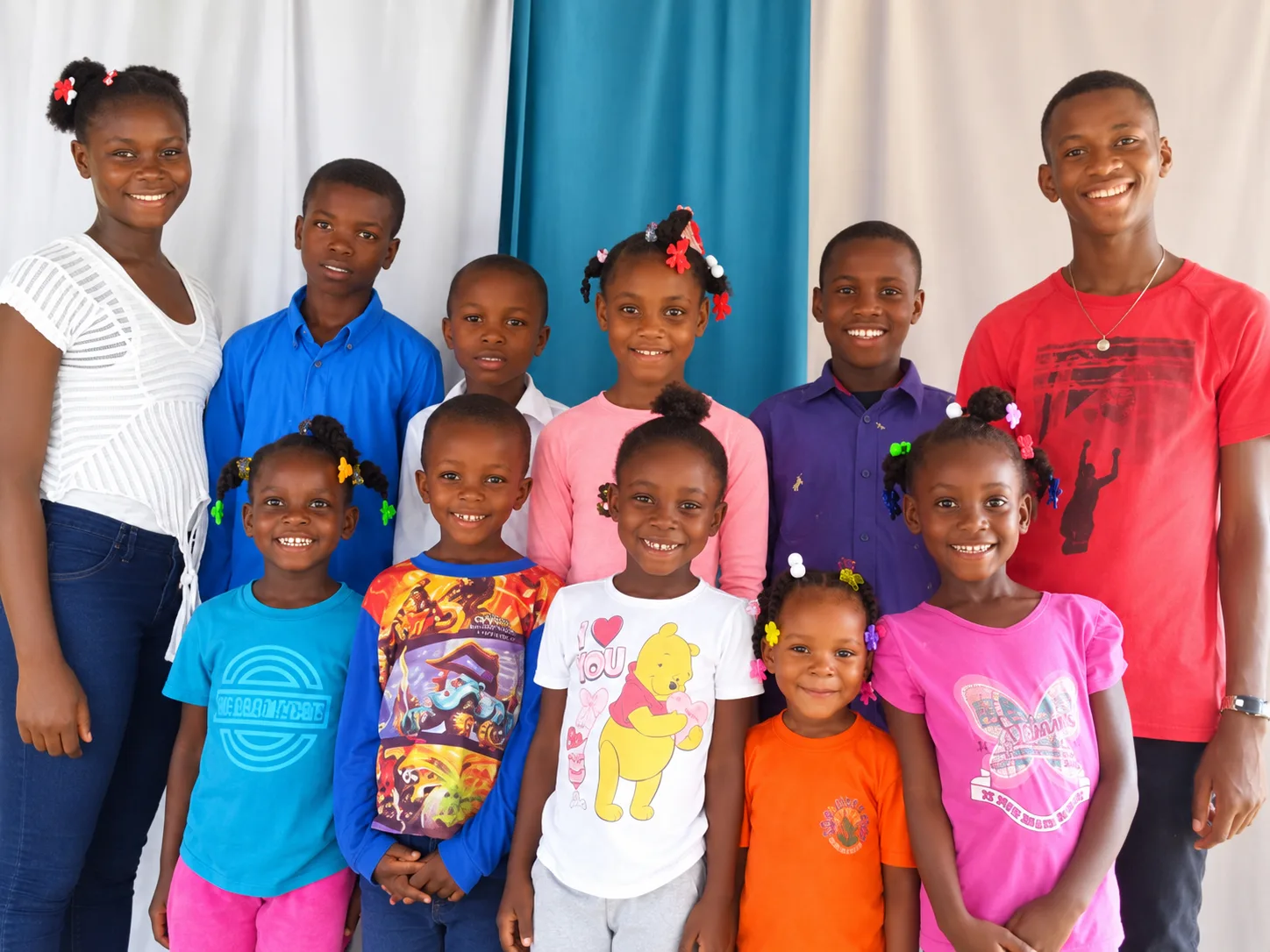 Children and young people connected to Church Quake International ministry in Haiti